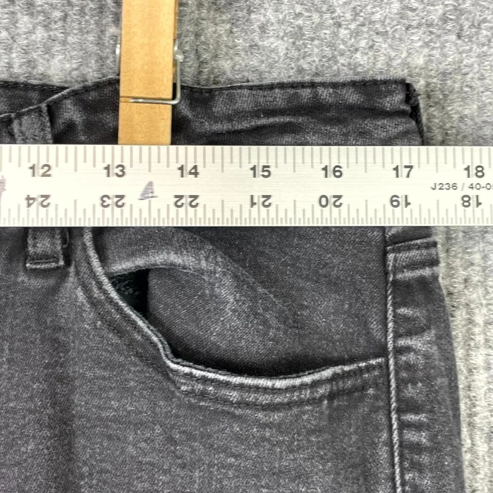 KanCan Bianca Skinny Jeans Womens XL Denim High Rise Button Fly Raw Hem Skate